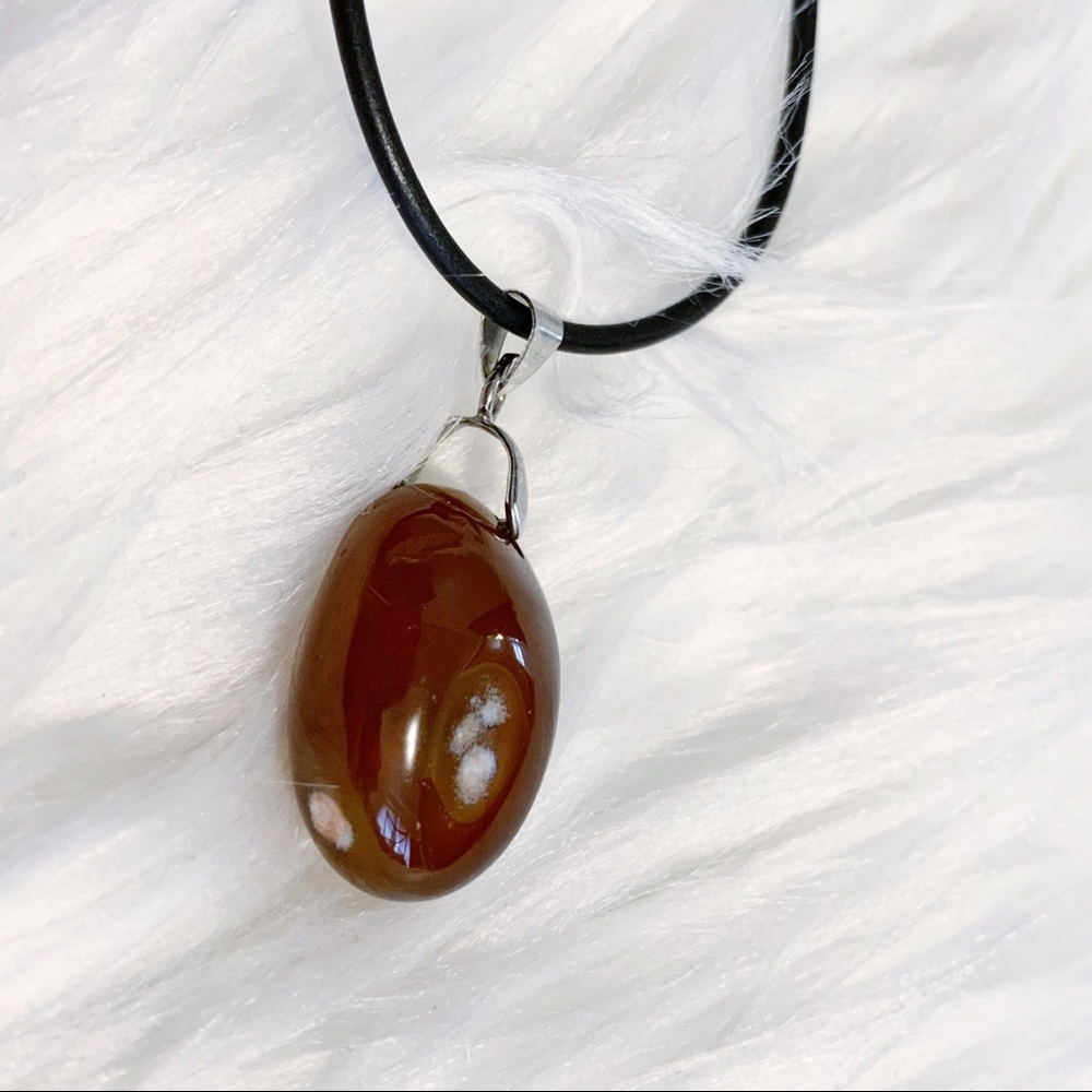 African Handmade Jasper Gemstone Necklace